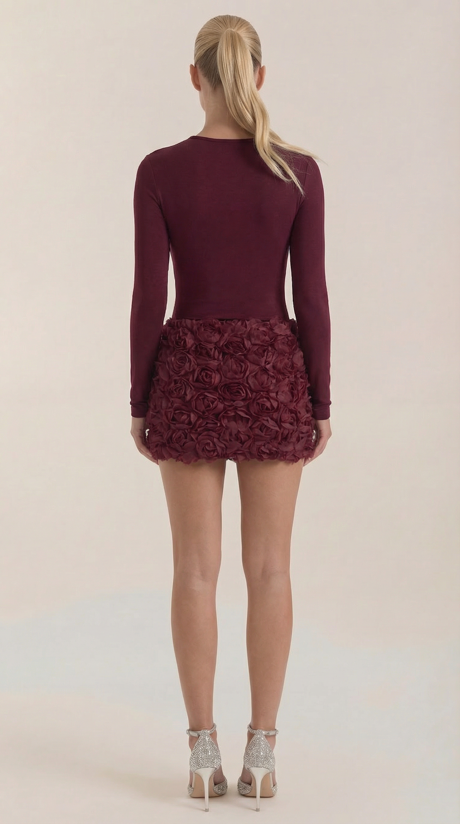 Vestido Mini Tonya con Textura Floral