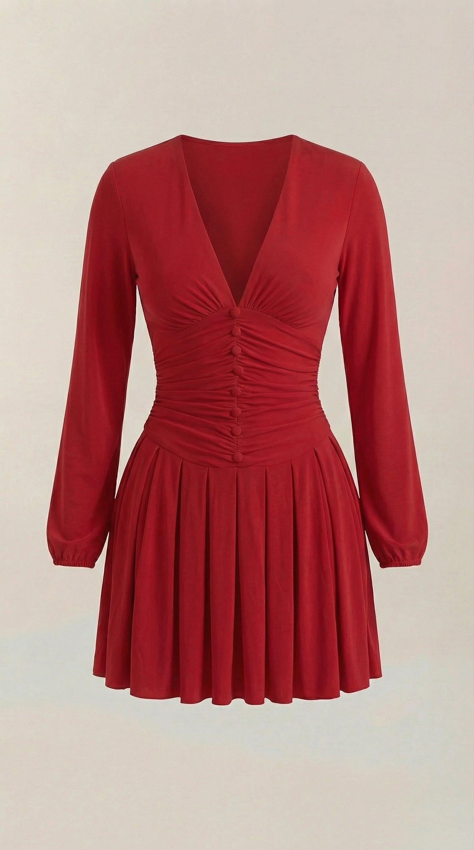 Mini Vestido Tricia con Escote en V