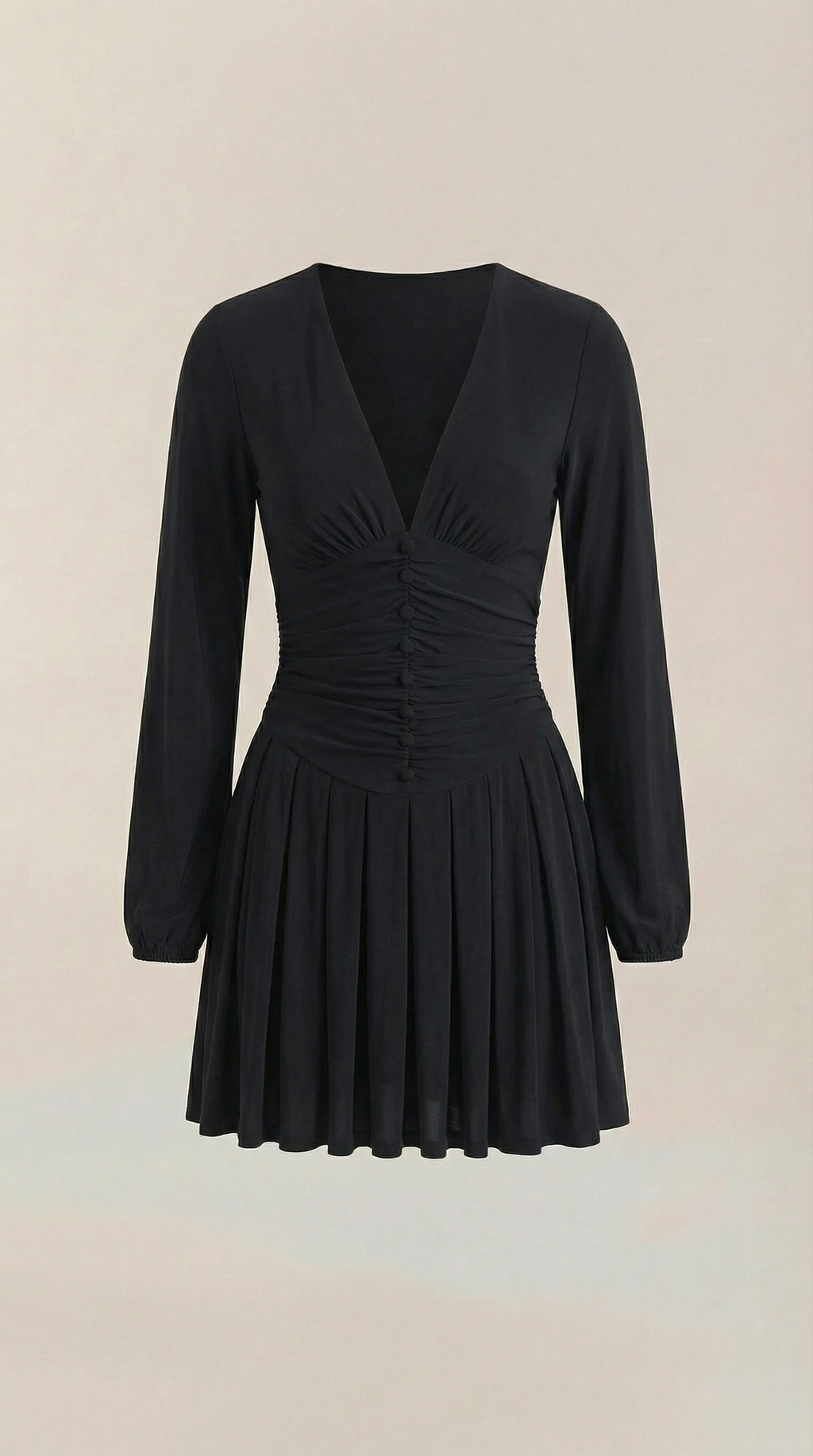 Mini Vestido Tricia con Escote en V