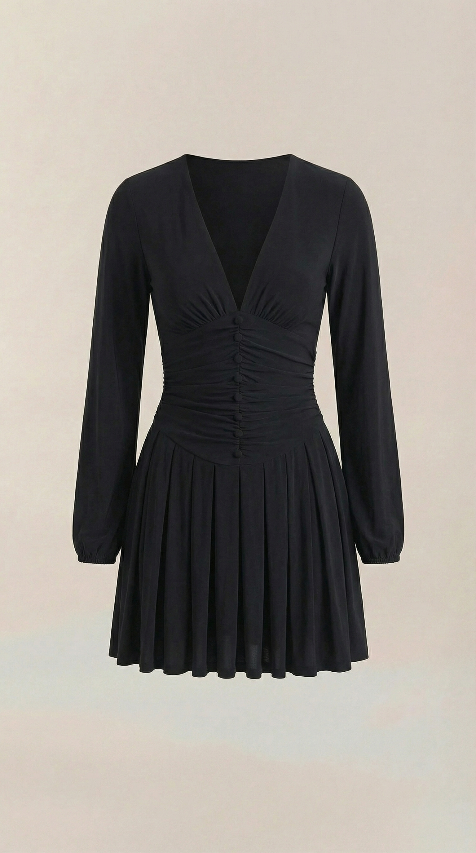 Mini Vestido Tricia con Escote en V
