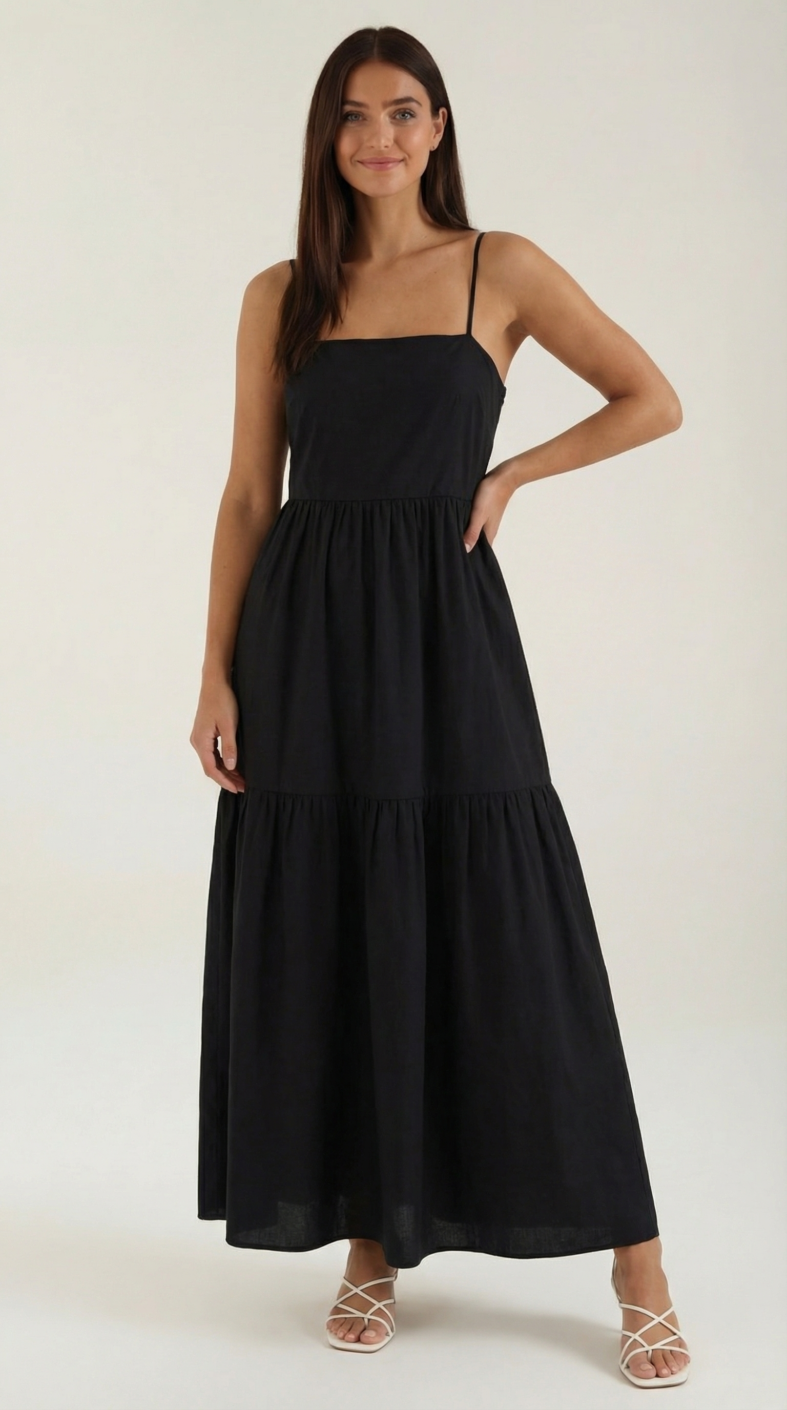 Victoria Maxi Vestido de Espalda Descubierta