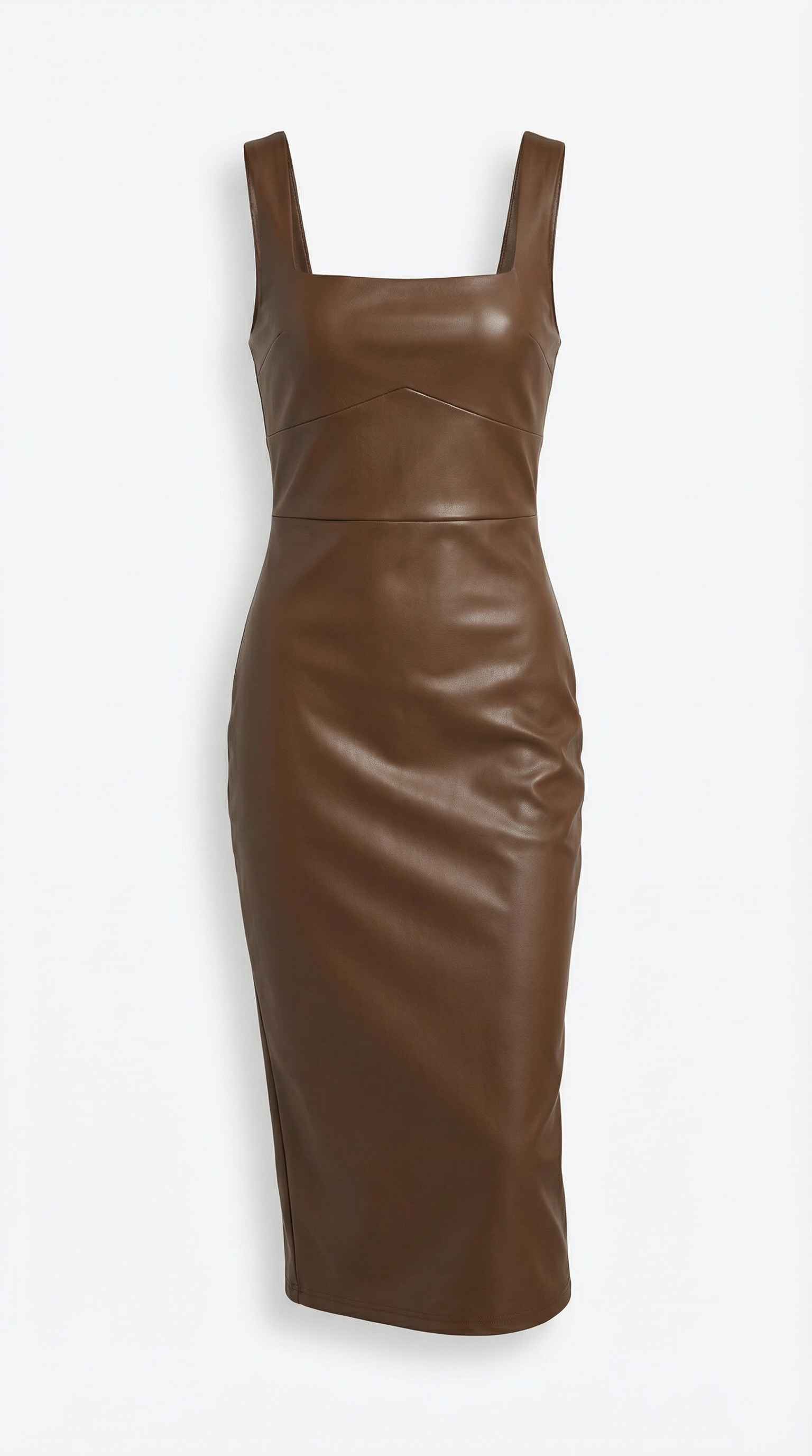 Vestido Bodycon Yvonne de cuero sintético