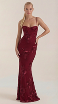 Maxi Vestido Floral con Corsé Chantal