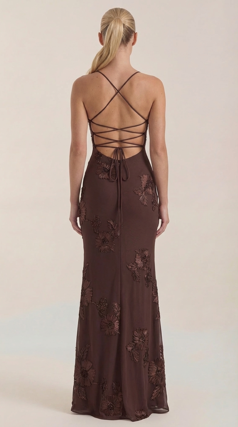 Maxi Vestido Floral con Corsé Chantal