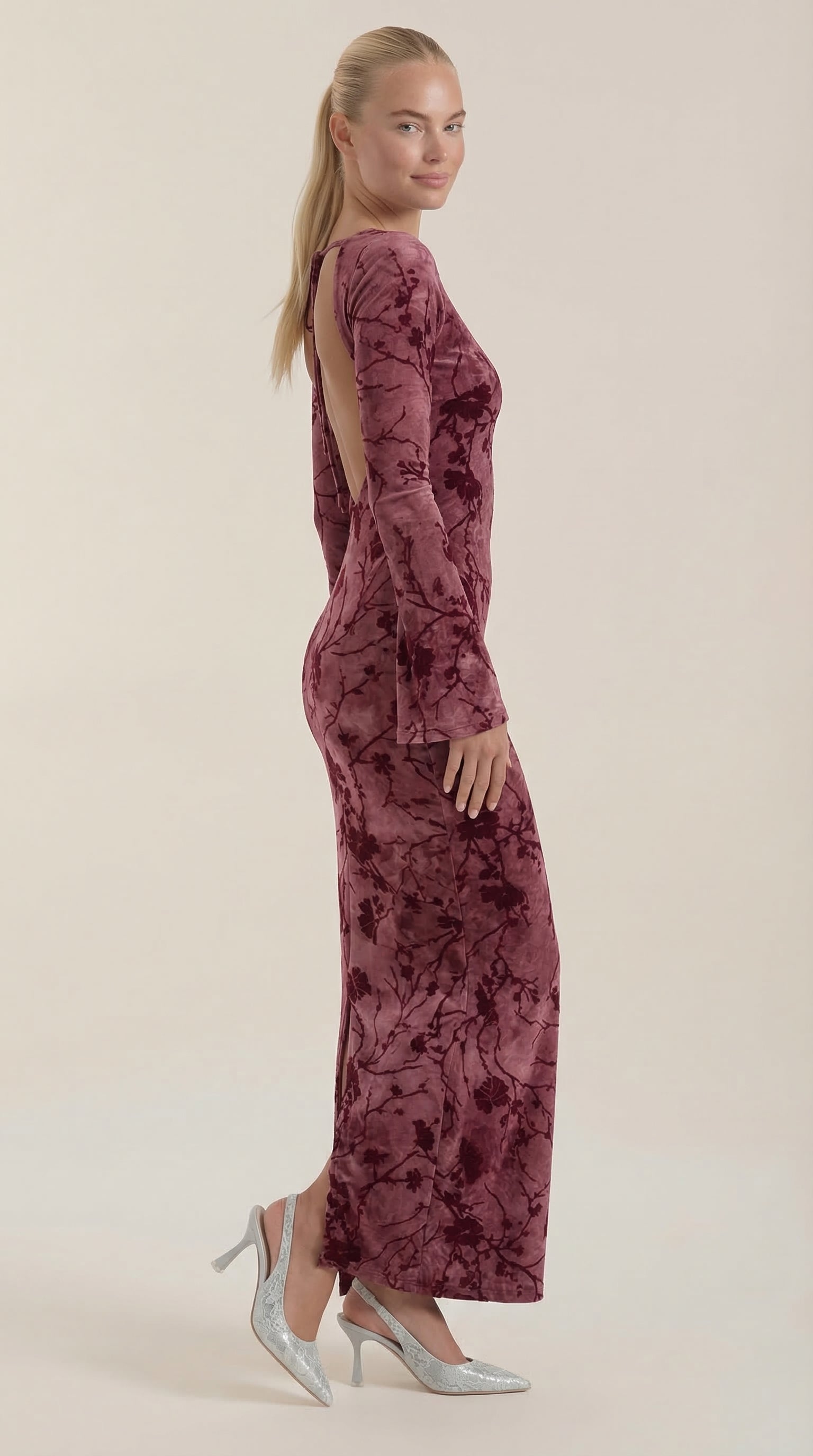 Maxi Vestido de Manga Larga Colleen