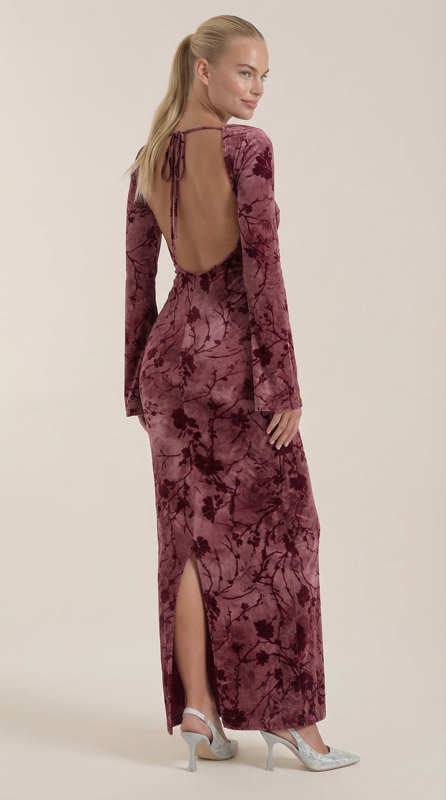 Maxi Vestido de Manga Larga Colleen