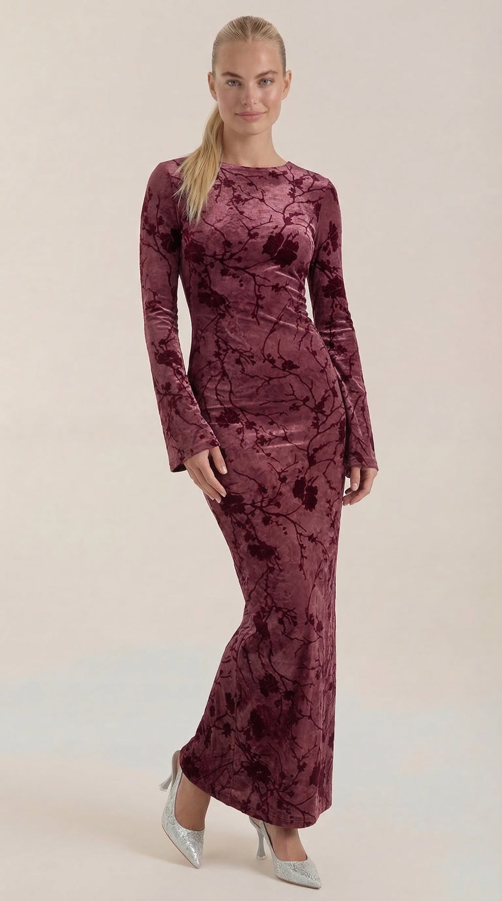 Maxi Vestido de Manga Larga Colleen