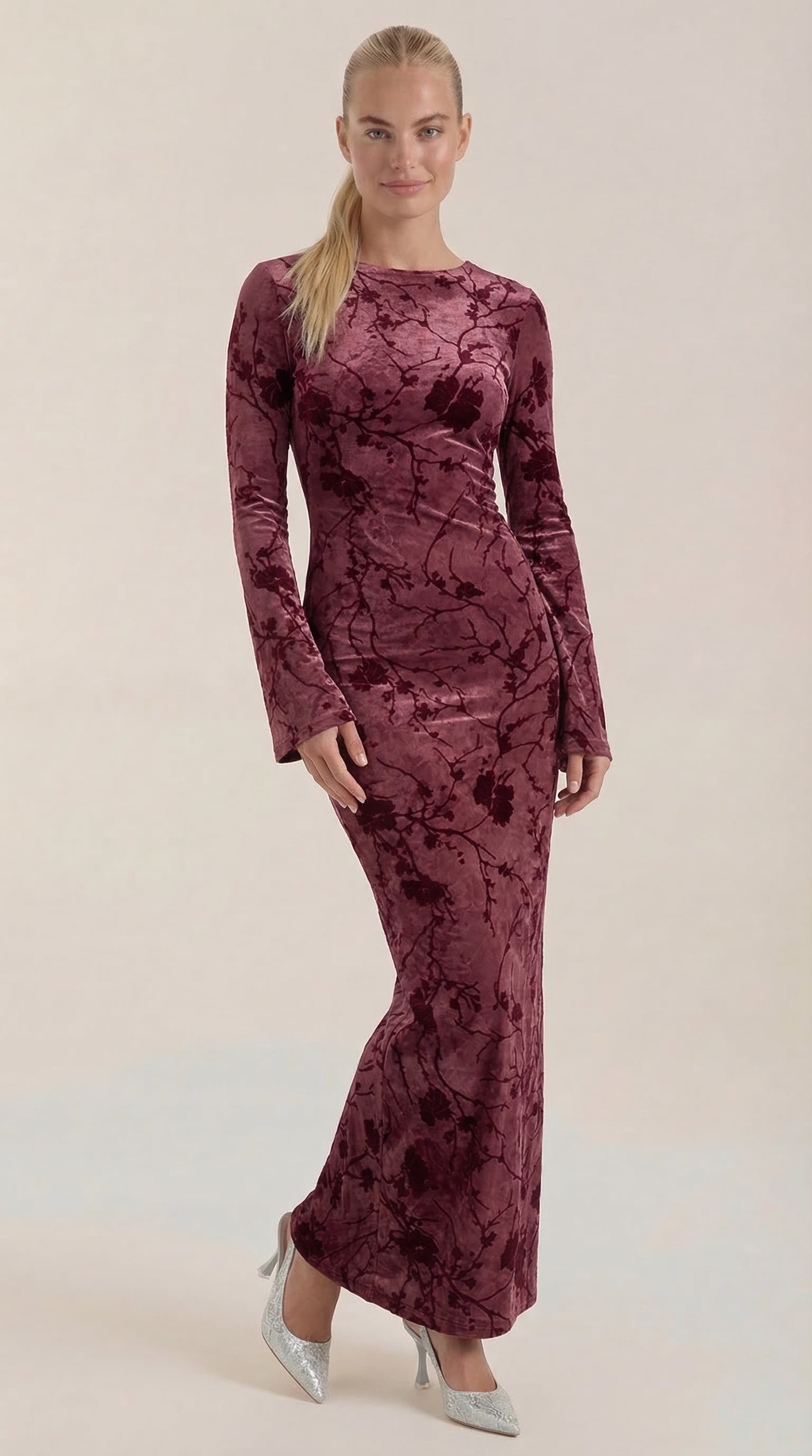 Maxi Vestido de Manga Larga Colleen