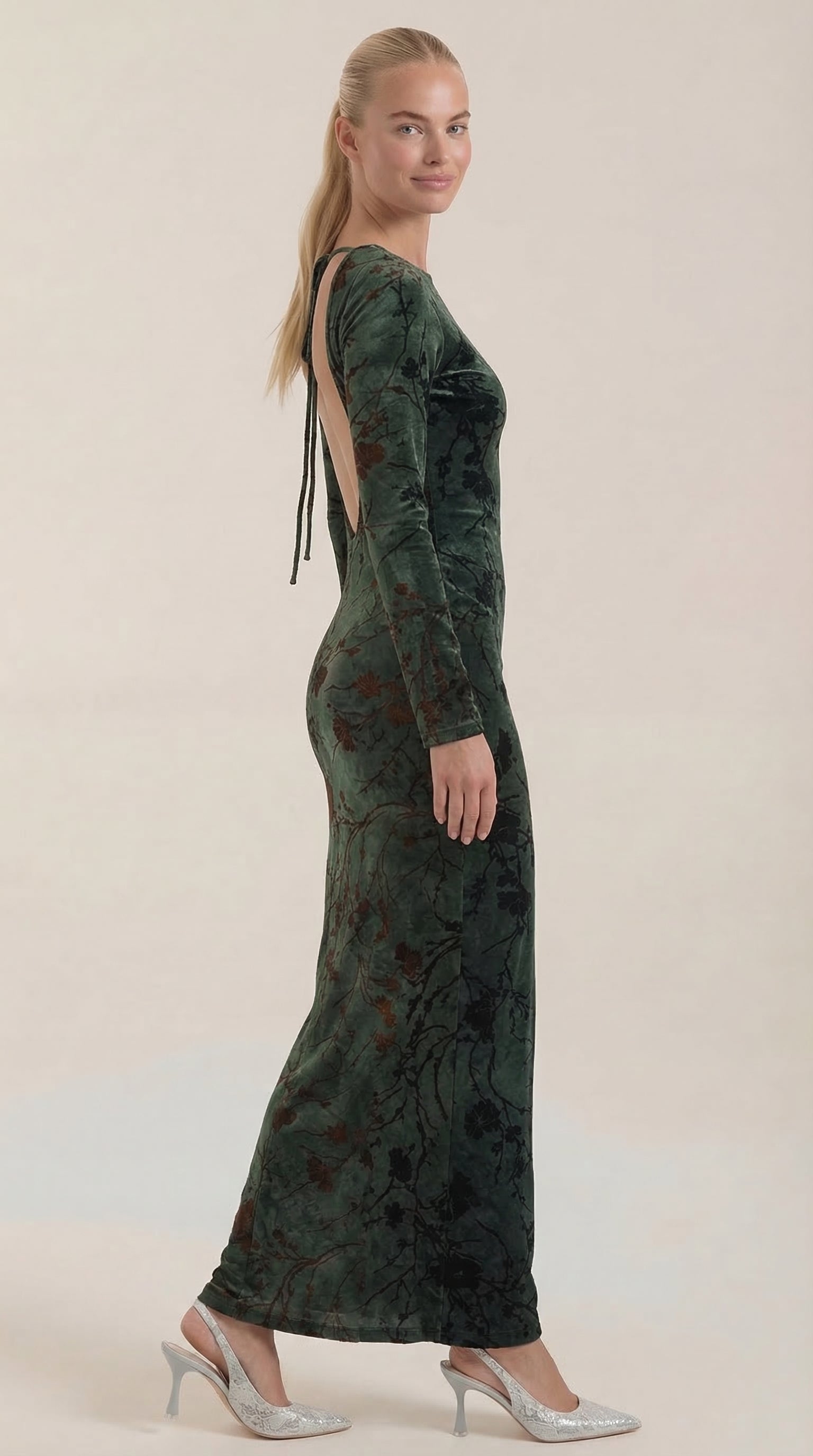 Maxi Vestido de Manga Larga Colleen
