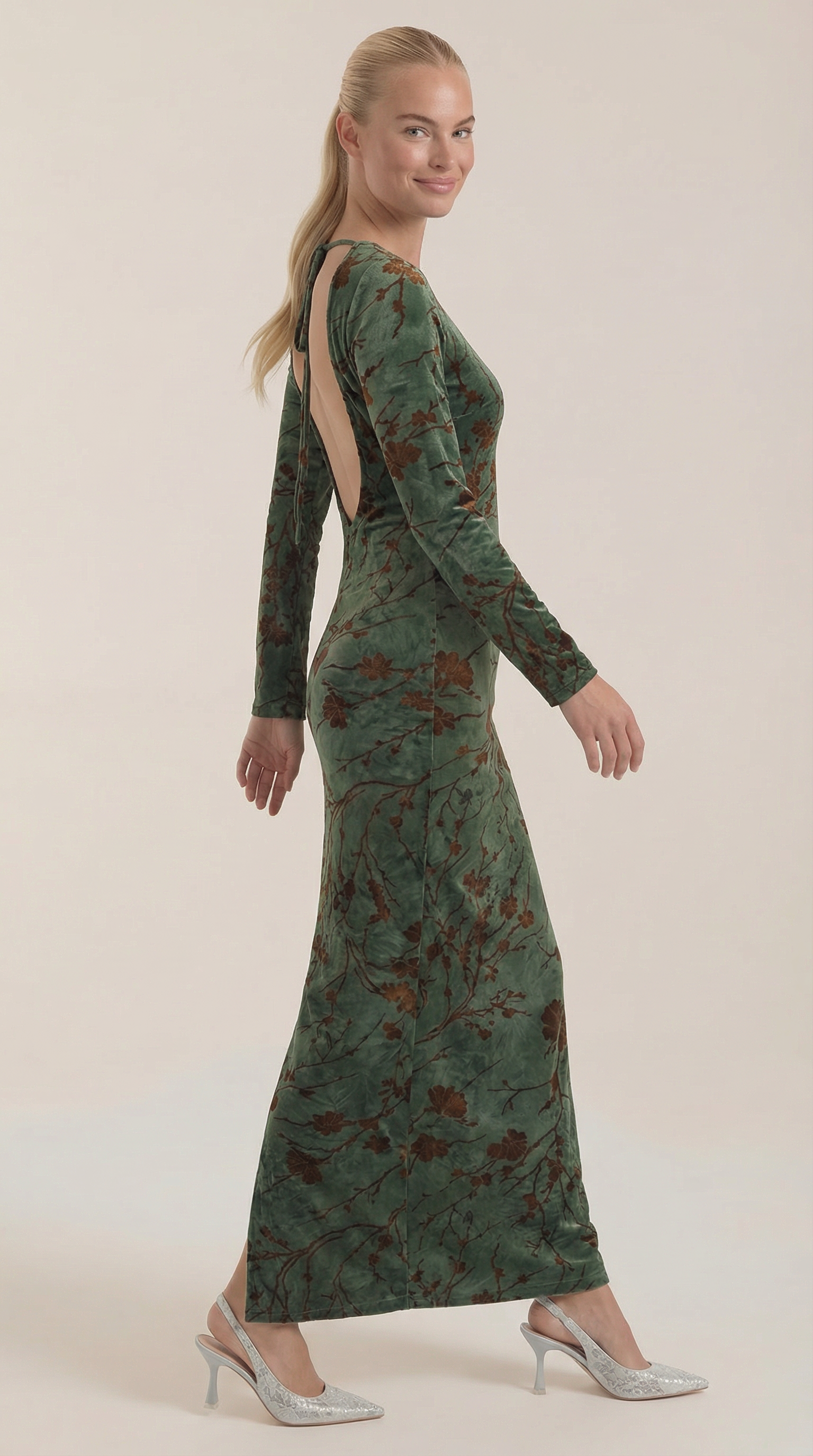 Maxi Vestido de Manga Larga Colleen