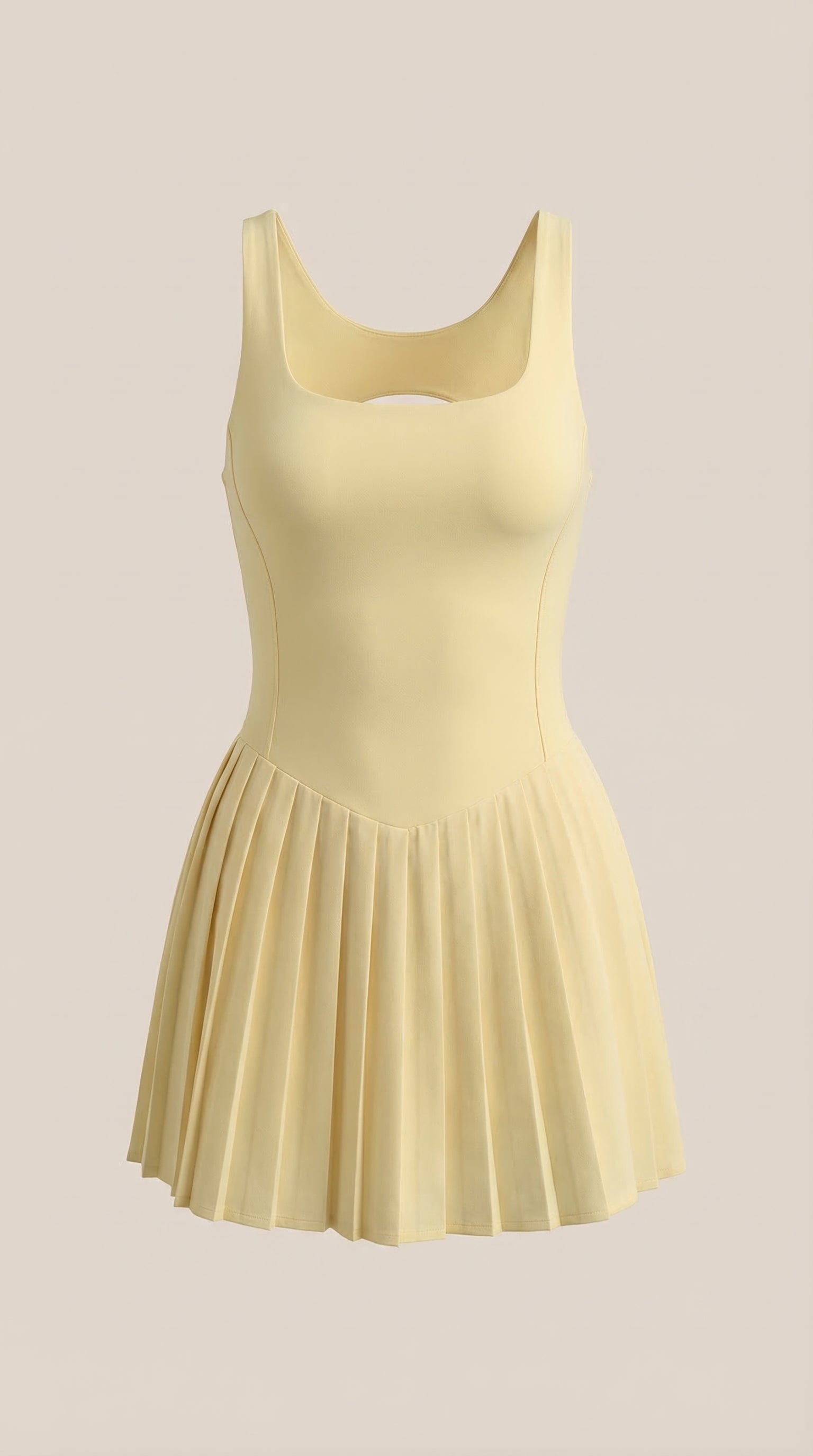 Vestido Corto Plisado Deirdre