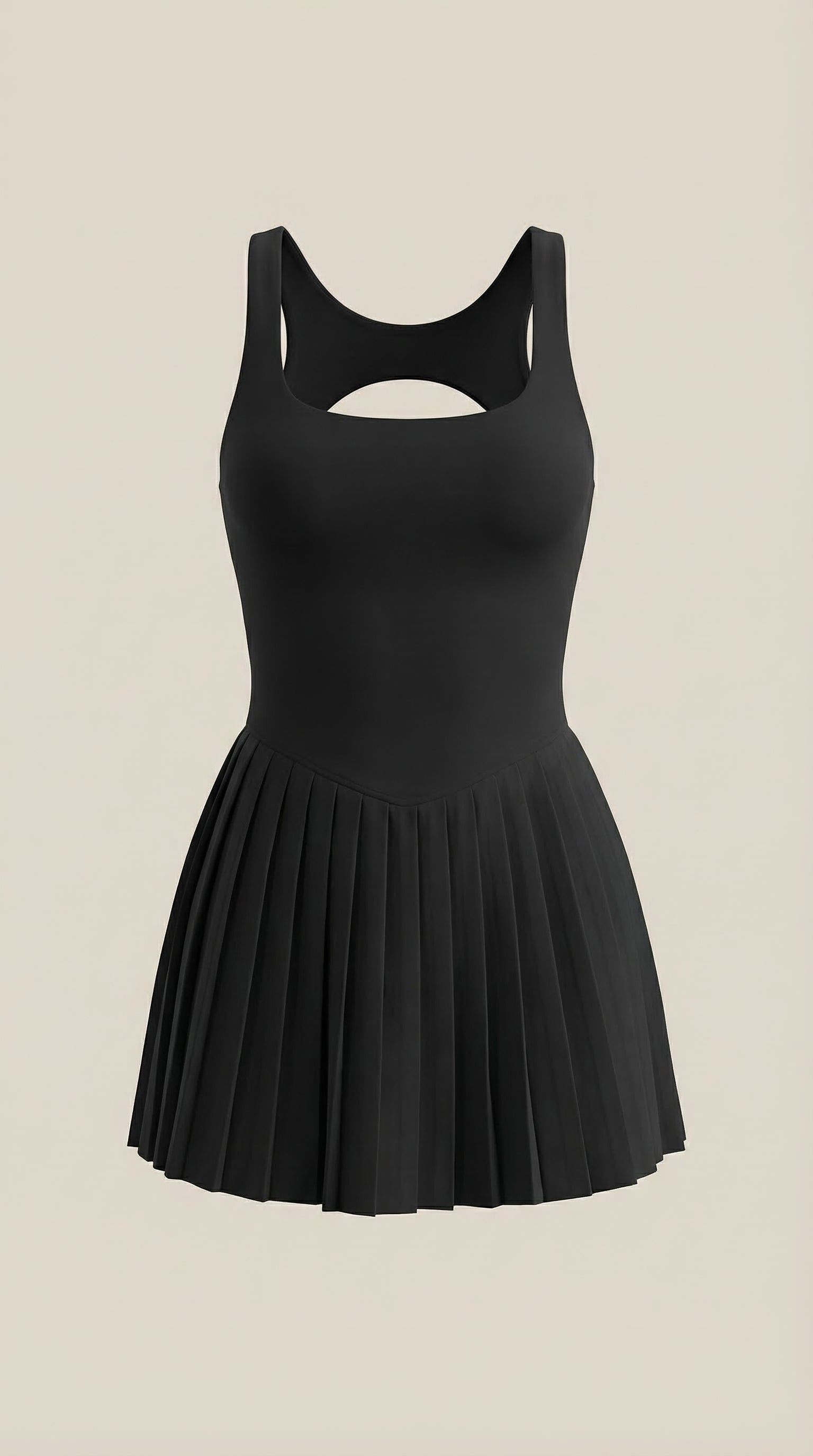 Vestido Corto Plisado Deirdre