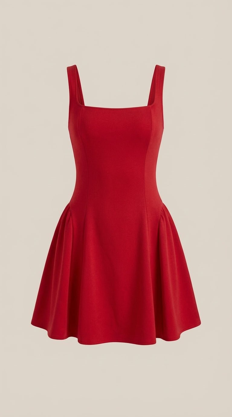 Vestido Corto Plisado Dixie