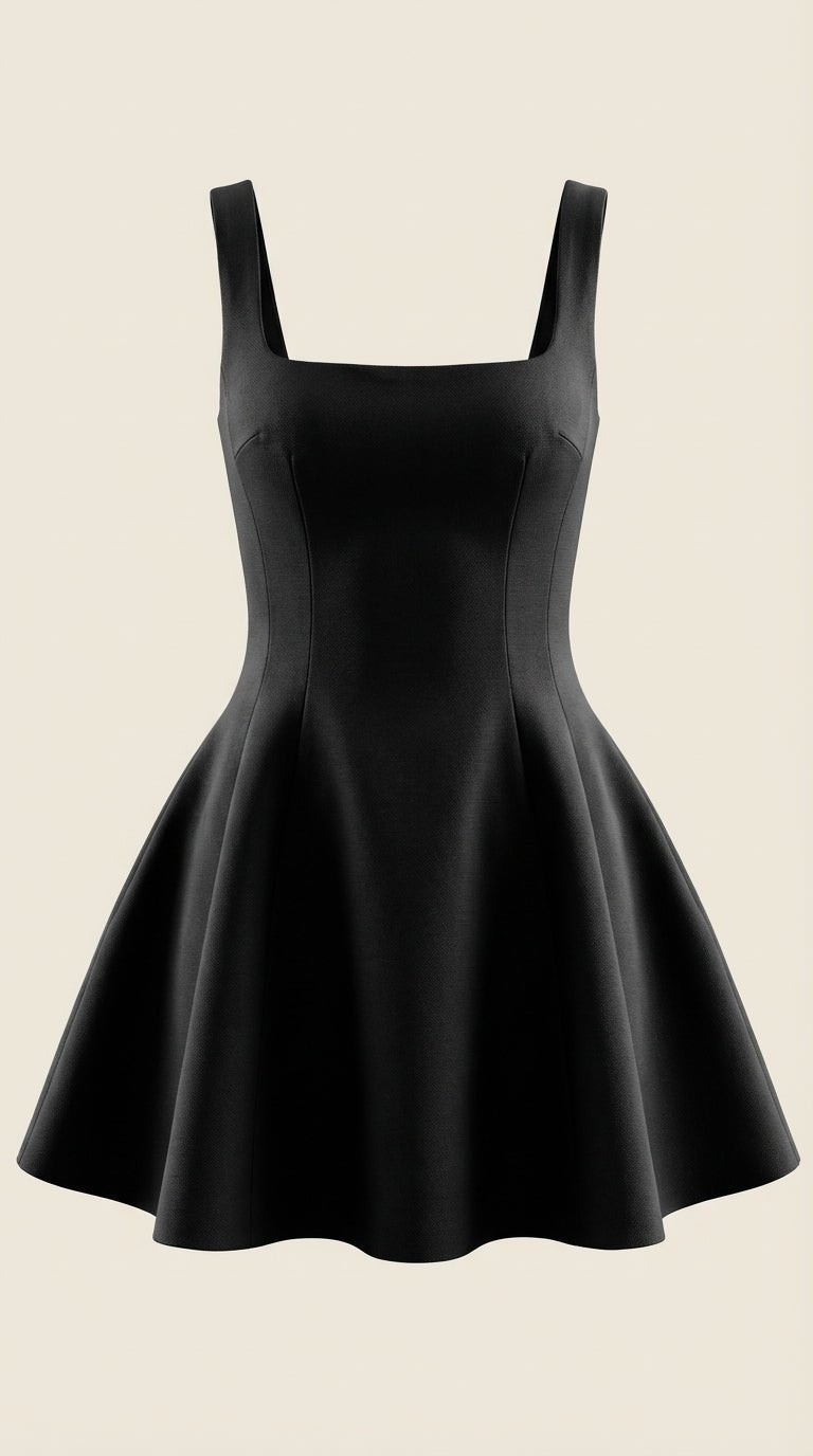 Vestido Corto Plisado Dixie