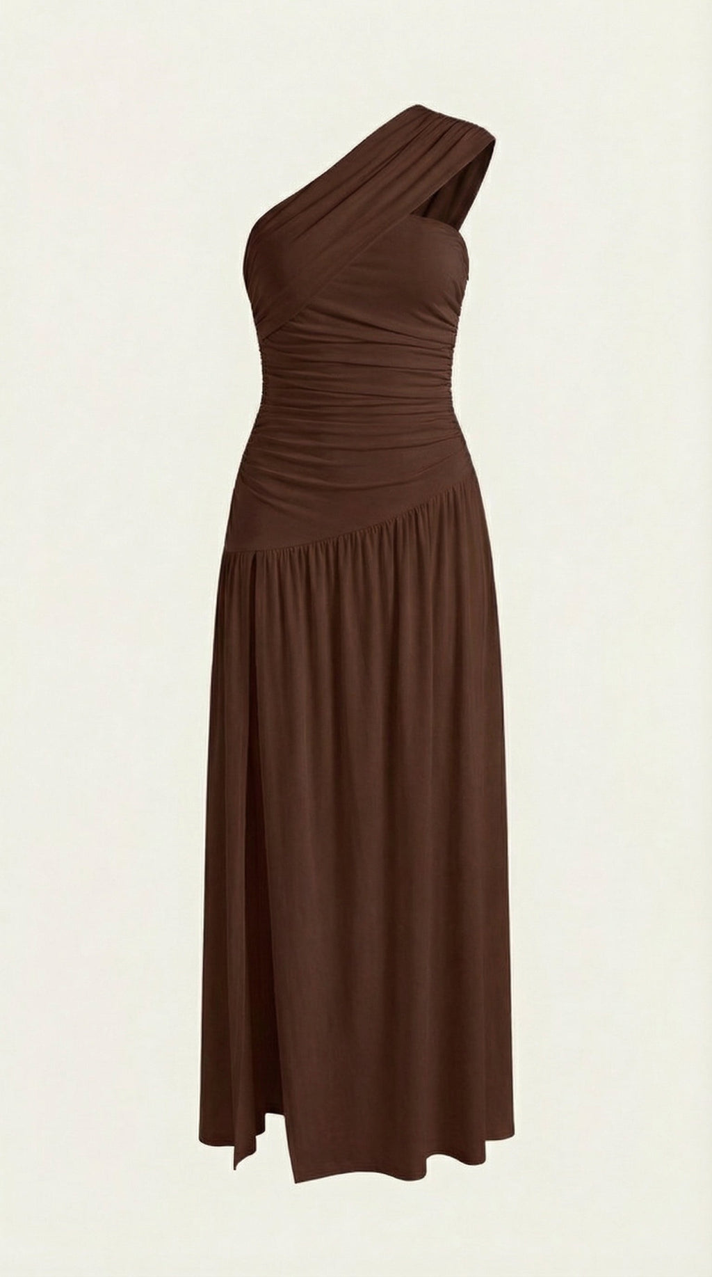 Vestido Maxi Asimétrico de Un Hombro Enid