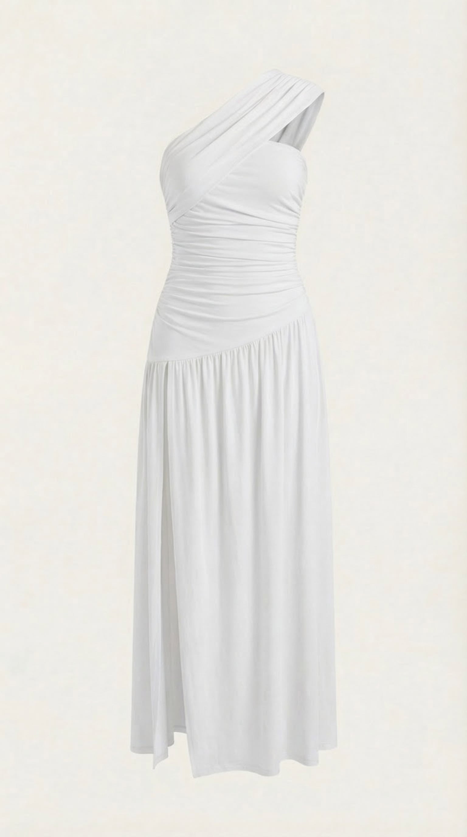 Vestido Maxi Asimétrico de Un Hombro Enid