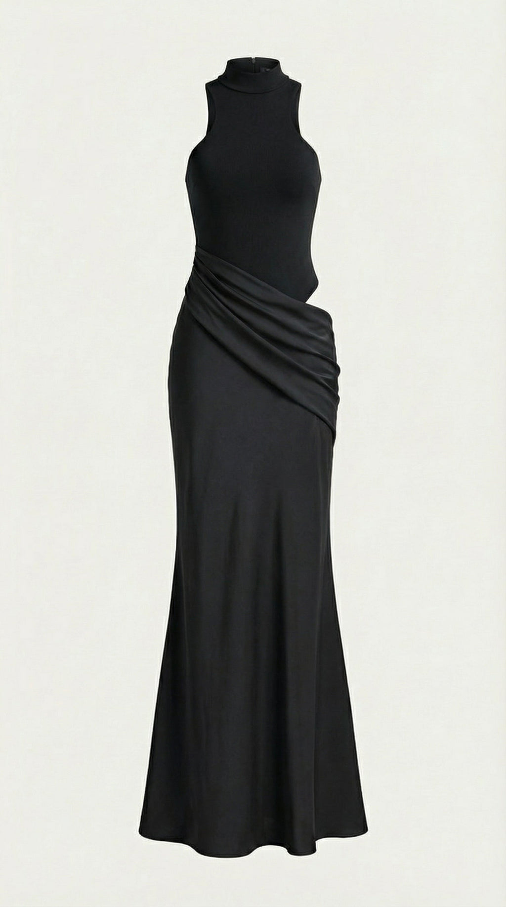 Maxi Vestido Hester con Cuello Alto