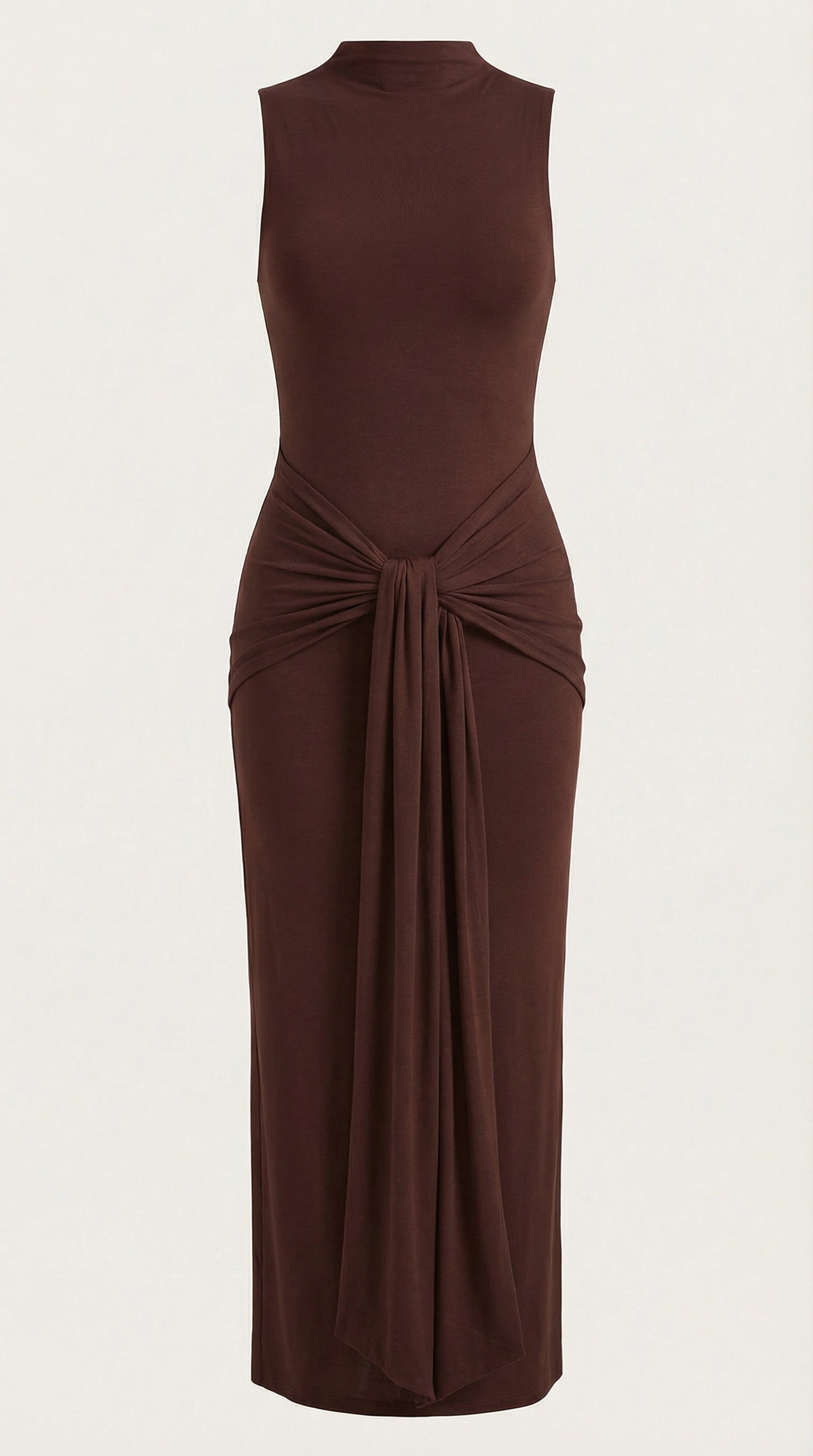 Maxi Vestido Hester con Cuello Alto