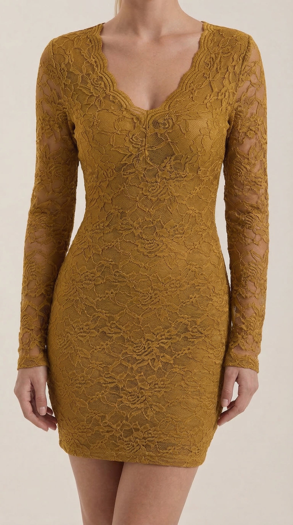 Vestido Corto Bodycon de Encaje Sadie