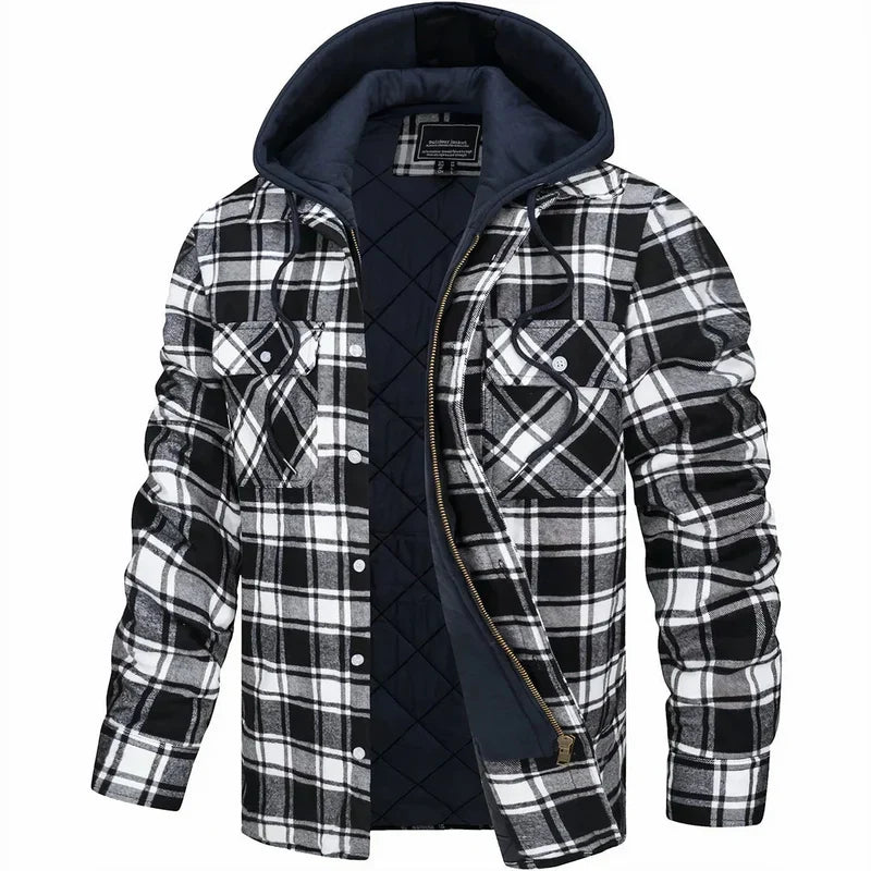 Claudio | Chaqueta de Cuadros Cálida