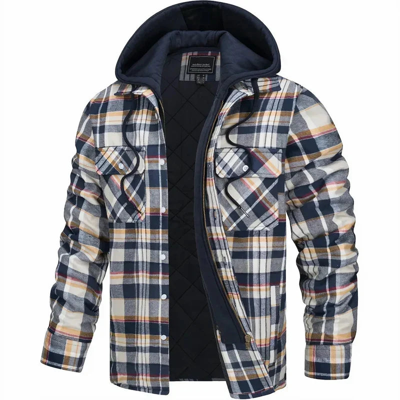 Claudio | Chaqueta de Cuadros Cálida