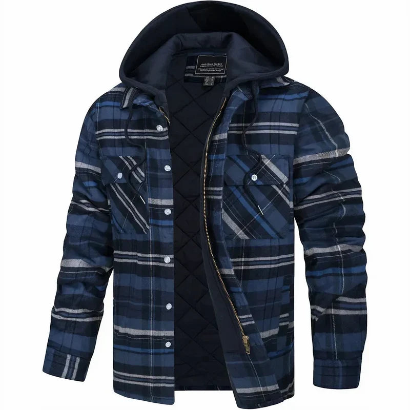 Claudio | Chaqueta de Cuadros Cálida